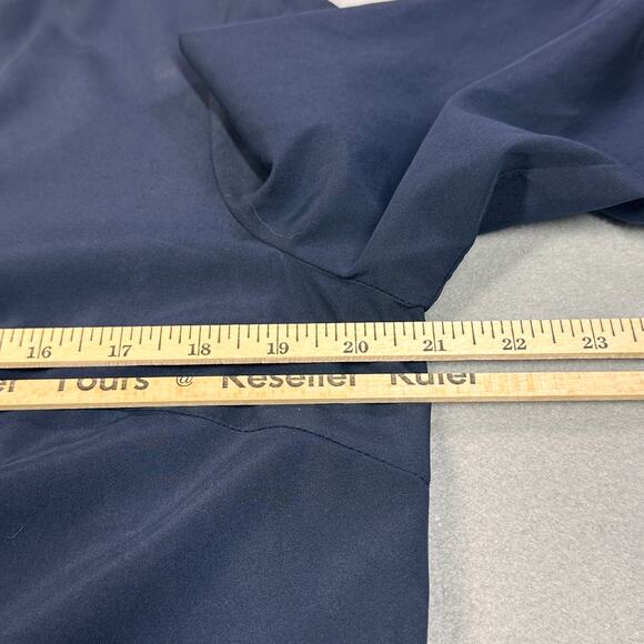 Chicos Dress Womens 1 Blue Pink Tunic Beaded Hippie Boho Peasant Coastal Resort - Picture 5 of 12